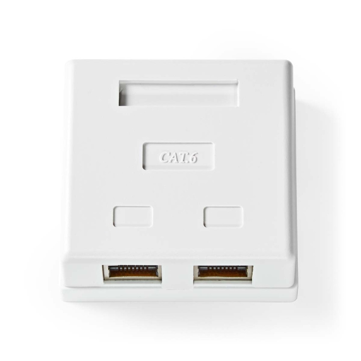 Nedis Nettverksveggboks | På veggen | 2-Port port(s) | STP CAT6 | Rett | Hunn | Gull belagt | PVC | Hvit | Boks i gruppen Datautstyr / Kabler og adaptere / Nettverk / Adaptere og koblinger hos TP E-commerce Nordic AB (C69346)