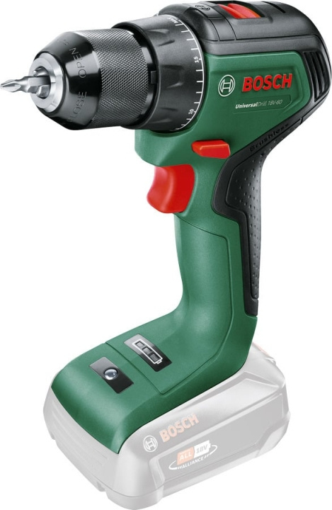 Bosch UniversalDrill 18V-60 Solo batteridrevet drill, uten batteri i gruppen HJEM, HUS OG HAGE / Verktøy / Drill hos TP E-commerce Nordic AB (C69502)