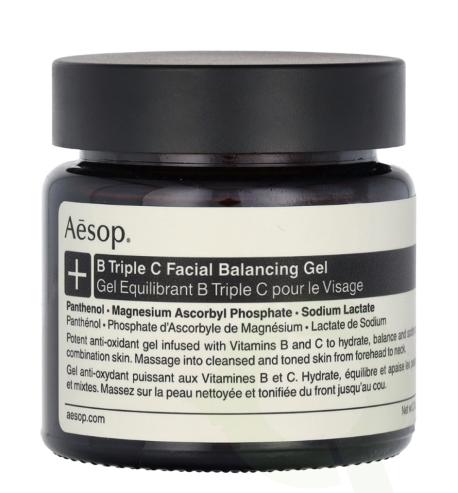 AESOP B Triple C Facial Balancing Gel 60 ml i gruppen HELSE OG SKJØNNHET / Hudpleie / Ansikt / Ansiktskrem hos TP E-commerce Nordic AB (C69589)