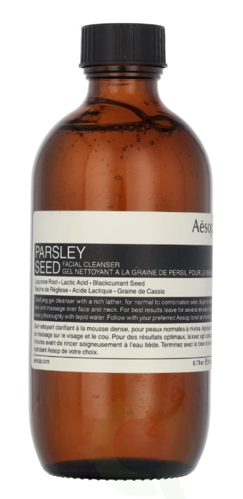 AESOP Parsley Seed Facial Cleanser 200 ml i gruppen HELSE OG SKJØNNHET / Hudpleie / Ansikt / Rengjøring hos TP E-commerce Nordic AB (C69592)