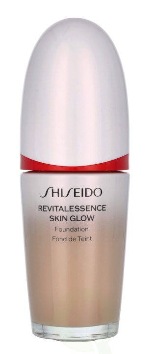 Shiseido Revitalessence Skin Glow Foundation 30 ml #220 Linen i gruppen HELSE OG SKJØNNHET / Makeup / Makeup ansikt / Foundation hos TP E-commerce Nordic AB (C69637)