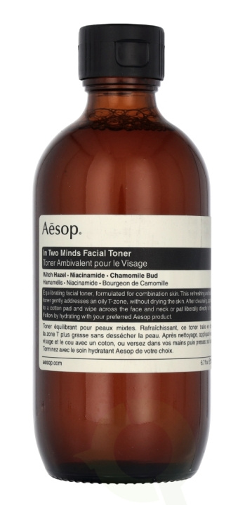 AESOP In Two Minds Facial Toner 200 ml i gruppen HELSE OG SKJØNNHET / Hudpleie / Ansikt / Rengjøring hos TP E-commerce Nordic AB (C69644)