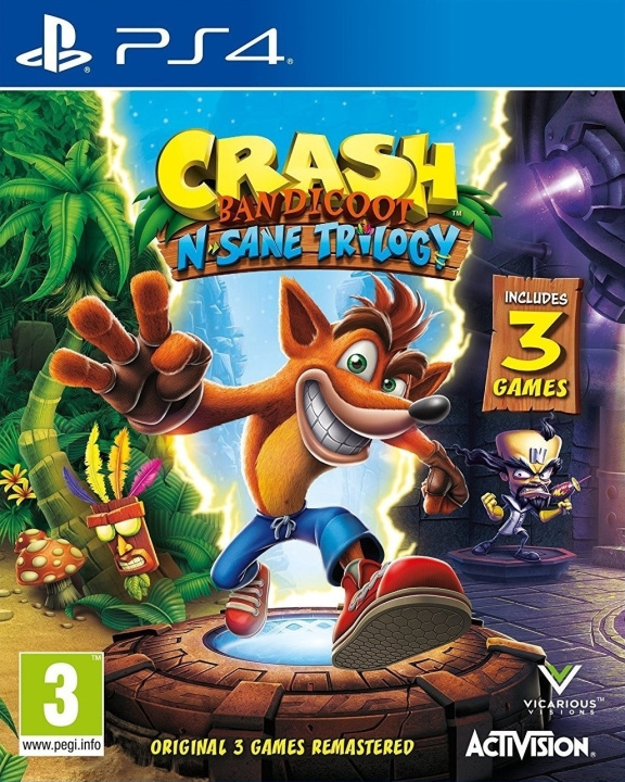 Activision Crash Bandicoot - N. Sane Trilogy (PS4) i gruppen Elektronikk / TV-spill & tilbehør / Sony PlayStation 4 hos TP E-commerce Nordic AB (C69725)