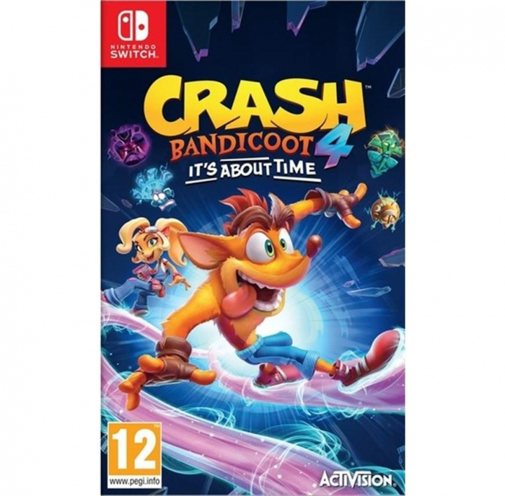 Activision Crash Bandicoot 4: It\'s About Time spill, Switch i gruppen Elektronikk / TV-spill & tilbehør / Nintendo Switch / Spel hos TP E-commerce Nordic AB (C69798)