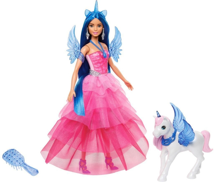 Barbie Sapphire Alicorn dukke - Fashion Doll i gruppen LEKER, BARN OG BABY / Leker / Dukker & tilbehør hos TP E-commerce Nordic AB (C69832)