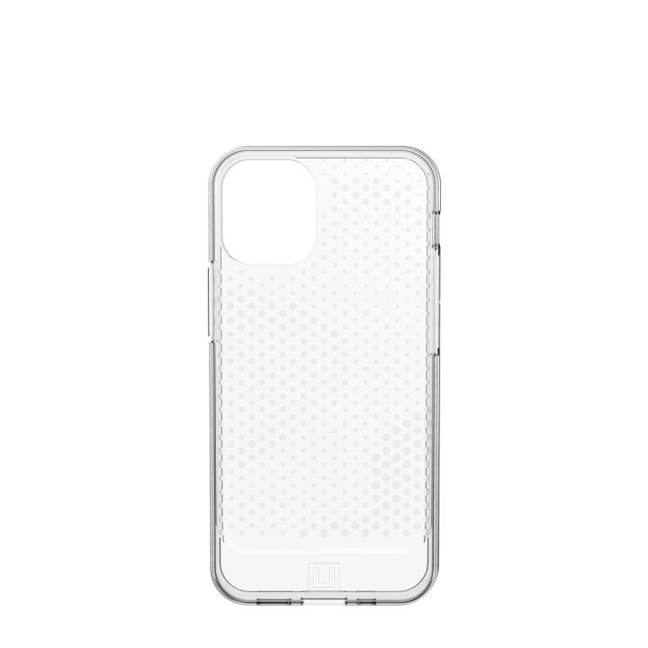 U by UAG iPhone 12 Mini U Lucent Cover Ice i gruppen SMARTTELEFON & NETTBRETT / Mobilbeskyttelse / Apple / iPhone 12 Mini / Deksel hos TP E-commerce Nordic AB (C69867)