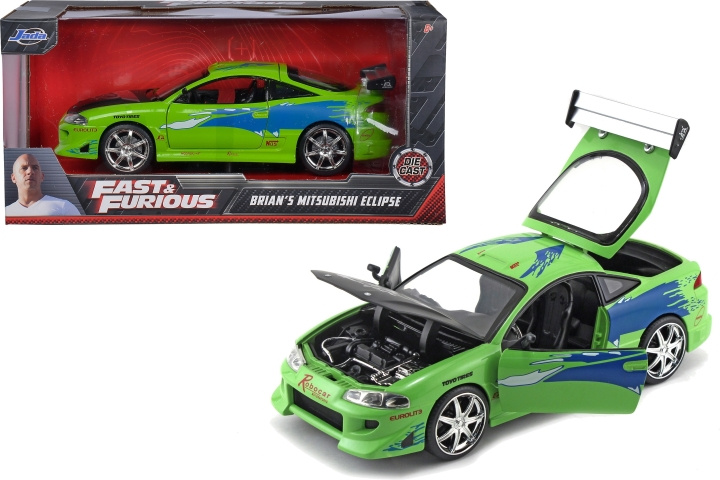 Jada Fast & Furious 1995 Mitsubishi miniatyrmodell, 1:24 i gruppen SPORT, FRITID & HOBBY / Hobby / Plastmodeller / Biler hos TP E-commerce Nordic AB (C69936)