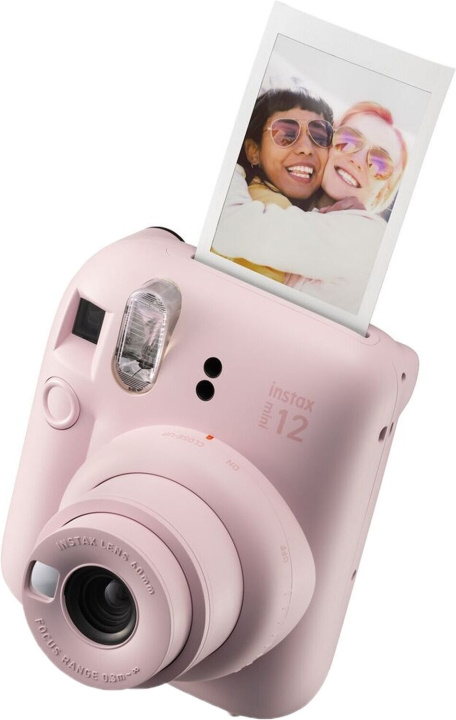 Fujifilm INSTAX Mini 12 instant-kamera, rosa i gruppen Elektronikk / Foto og video / Kameraer hos TP E-commerce Nordic AB (C69976)