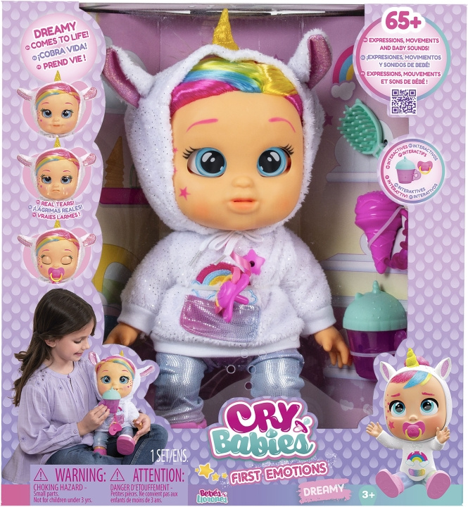 Cry Babies First Emotions Dreamy - babydukke i gruppen LEKER, BARN OG BABY / Leker / Dukker & tilbehør hos TP E-commerce Nordic AB (C69985)