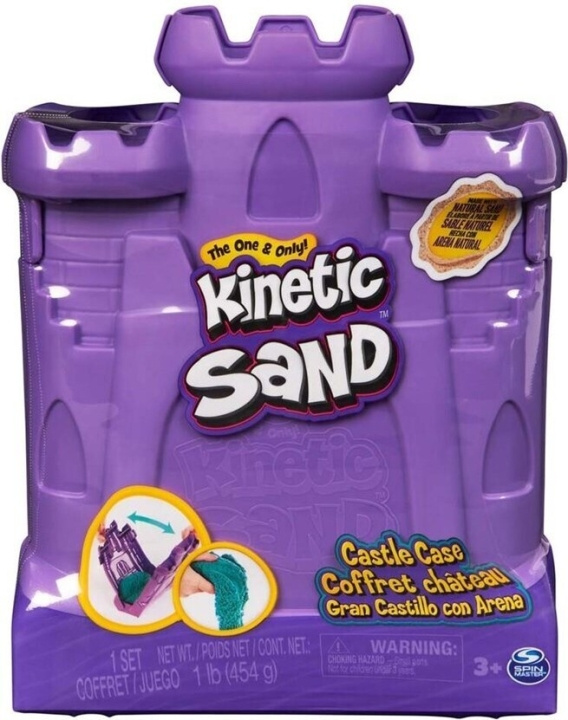 Kinetic Sand Castle Case, limegrønn i gruppen LEKER, BARN OG BABY / Leker / Lek leire, lek sand og tilbehør hos TP E-commerce Nordic AB (C70087)