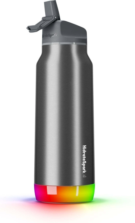 HidrateSpark PRO Water bottle, 0,95 L, sølv i gruppen SPORT, FRITID & HOBBY / Friluftsliv / Termoser og flasker hos TP E-commerce Nordic AB (C70131)