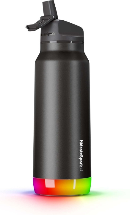 HidrateSpark PRO Water bottle, 0,95 L, svart i gruppen SPORT, FRITID & HOBBY / Friluftsliv / Termoser og flasker hos TP E-commerce Nordic AB (C70132)