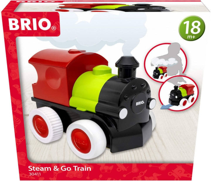 BRIO 30411 - Steam & Go-tog i gruppen LEKER, BARN OG BABY / Babyleker (0-3 år) / Aktivitetsleker hos TP E-commerce Nordic AB (C70142)