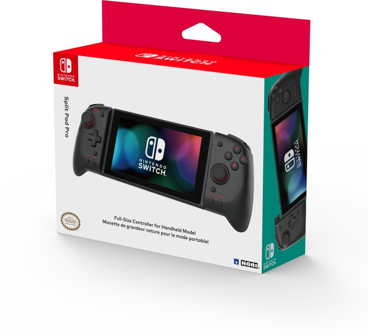 HORI Split Pad Pro Black spillkontroller, Switch / Switch OLED i gruppen Elektronikk / TV-spill & tilbehør / Nintendo Switch / Tilbehør hos TP E-commerce Nordic AB (C70151)