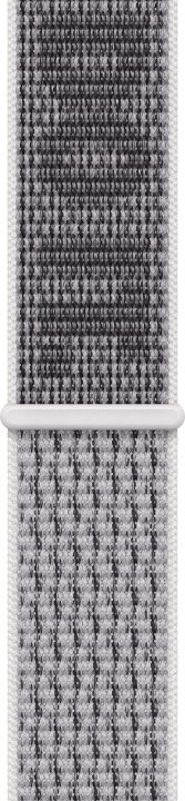 Apple Watch 41 mm Summit White/Black Nike Sport Loop-rem (MPHV3) i gruppen SMARTTELEFON & NETTBRETT / Trening, hjem og fritid / Apple Watch og tilbehør / Tilbehør hos TP E-commerce Nordic AB (C70178)