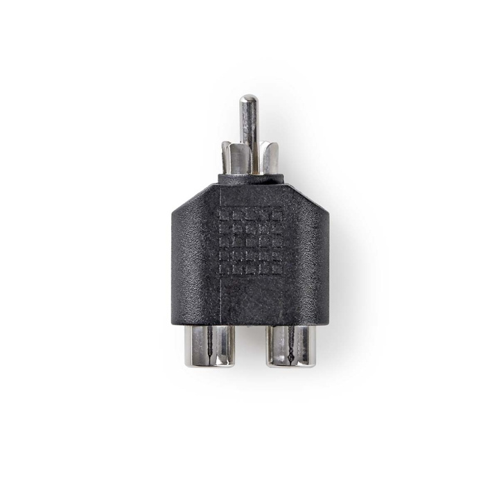 Nedis subwoofer Adapter | RCA Han | 2x RCA Hun | Nikkel belagt | Rett | ABS | Sort | 1 stk. | Boks i gruppen Elektronikk / Kabler og adaptere / Lyd analog / Adaptere hos TP E-commerce Nordic AB (C70197)