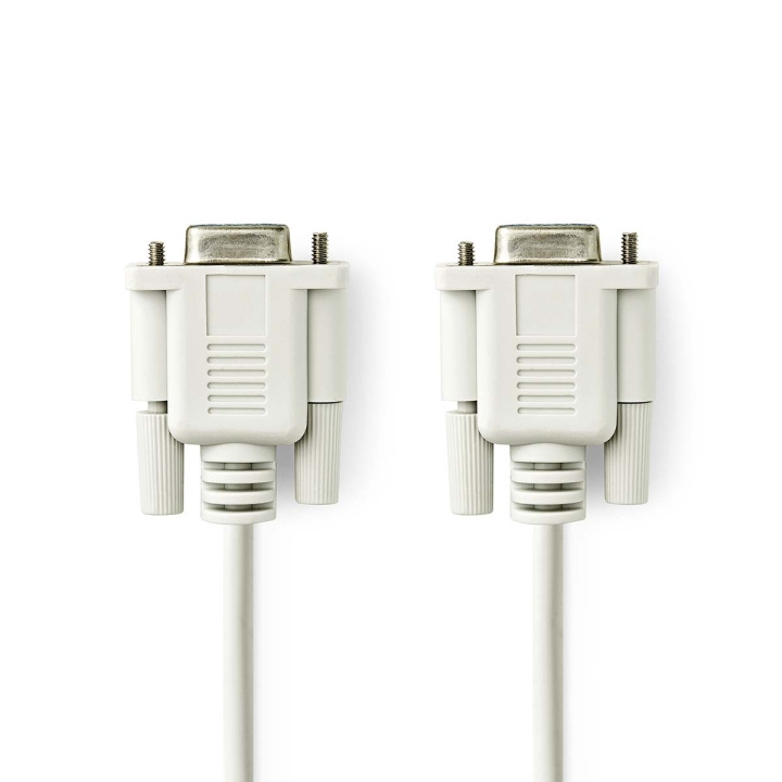 Nedis Null Modem kabel | D-SUB 9-Pin Hun | D-SUB 9-Pin Hun | Nikkel belagt | 2.00 m | Rund | PVC | Elfenben | Label i gruppen Datautstyr / Kabler og adaptere / Andre hos TP E-commerce Nordic AB (C70209)