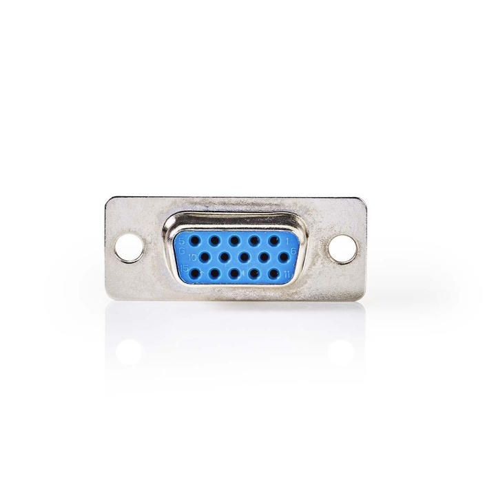 Nedis Serial adapter | Adapter | VGA Hun 15p | VGA Han | Nikkel belagt | Metall | Konvolutt i gruppen Datautstyr / Kabler og adaptere / VGA / Adaptere hos TP E-commerce Nordic AB (C70210)