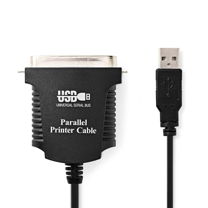 Nedis parallellkabel | USB-A Han | Centronics 36-pins han | Nikkel belagt | 2.00 m | Rund | PVC | Konvolutt i gruppen Datautstyr / Kabler og adaptere / Andre hos TP E-commerce Nordic AB (C70211)