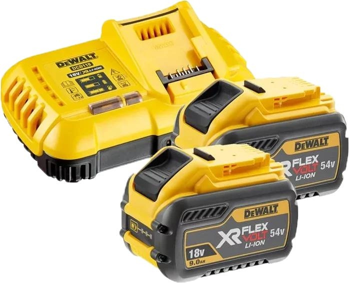 DeWALT 54V XR FLEXVOLT set with 2x9Ah batteries and charger i gruppen HJEM, HUS OG HAGE / Verktøy / Batterier til Elektroverktøy hos TP E-commerce Nordic AB (C70418)