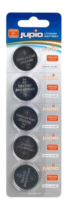 Jupio Battery x CR2430, Li (pack of 5) i gruppen Elektronikk / Batterier & Ladere / Batterier / knappcelle hos TP E-commerce Nordic AB (C70443)