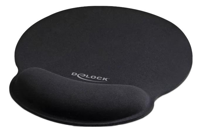 DeLOCK Ergonomic Mouse pad with Wrist Rest black 252 x 227 mm i gruppen Datautstyr / Mus & Tastatur / Håndleddsstøtte hos TP E-commerce Nordic AB (C70475)