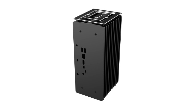 Akasa Turing ABX Compact fanless case for AMD Ryzen™ 4000U i gruppen Datautstyr / PC-Komponenter / Chassis hos TP E-commerce Nordic AB (C70483)