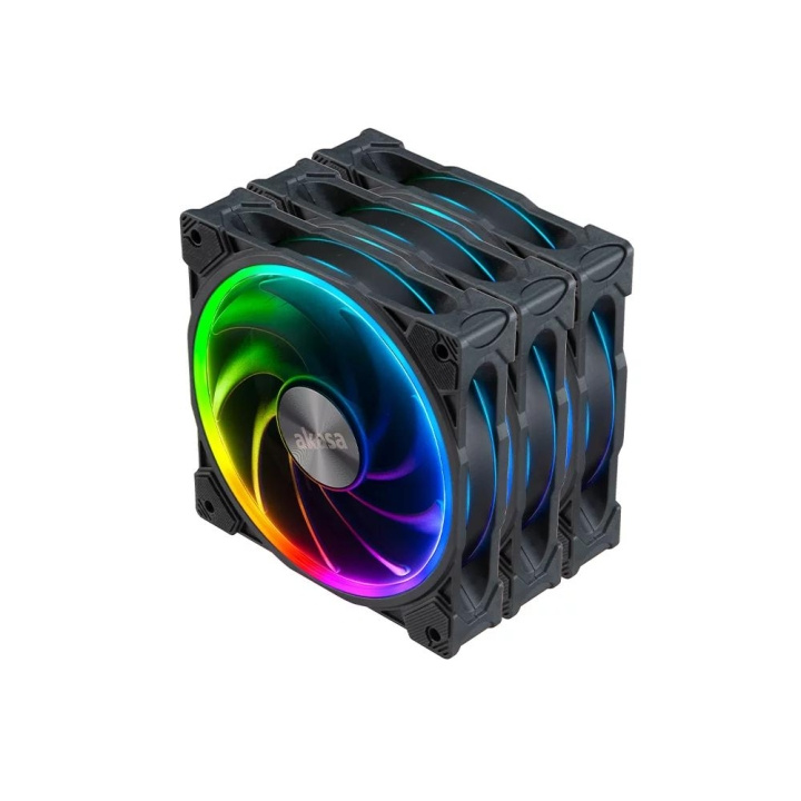 Akasa SOHO AR Kit Premium 120mm Cooling Fans with Addressable RGB i gruppen Datautstyr / PC-Komponenter / Kjøling / Vifter hos TP E-commerce Nordic AB (C70485)