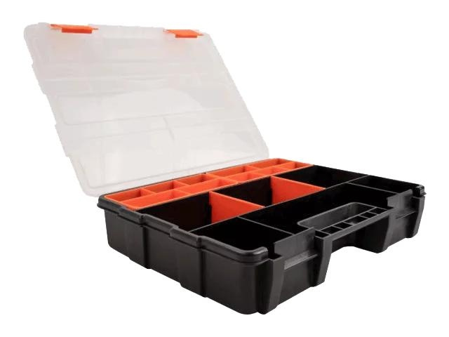 DeLOCK Sorting box, 21 compartments 290 x 220 x 60 mm orange, black i gruppen HJEM, HUS OG HAGE / Verktøy / Annet verktøy og tilbehør hos TP E-commerce Nordic AB (C70491)