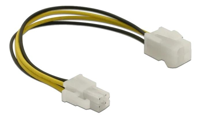 DeLOCK Extension cable P4 4 pin male > P4 4 pin female 15 cm i gruppen Datautstyr / Kabler og adaptere / Intern / Strømkabler og adaptere hos TP E-commerce Nordic AB (C70502)