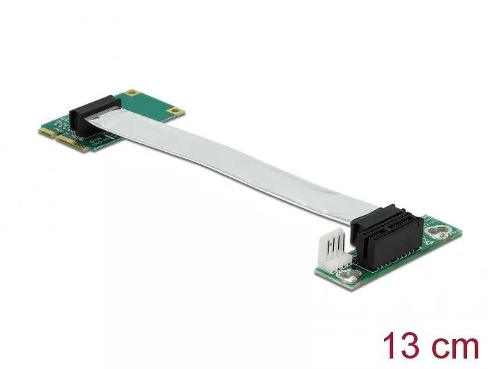 DeLOCK Riser Card Mini PCI Express > PCI Express x1 left insertion i gruppen Datautstyr / Nettverk / Nettverkskort / PCI Express hos TP E-commerce Nordic AB (C70515)