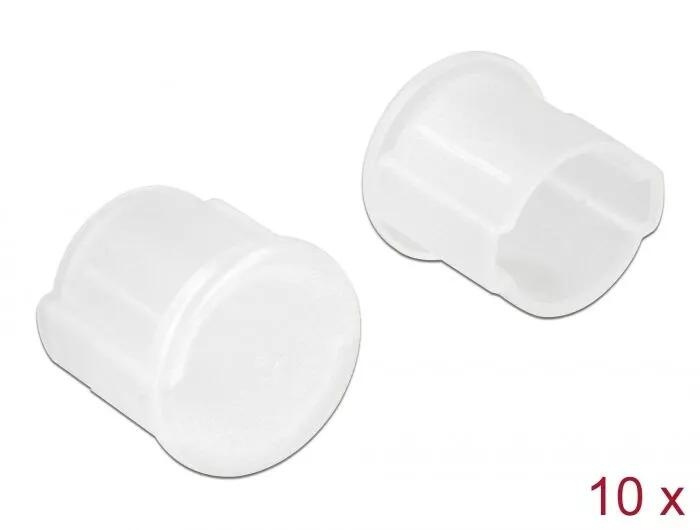 DeLOCK Dust Cover for BNC female 10 pieces transparent i gruppen Elektronikk / Kabler og adaptere / Antennekabler og tilbehør / Tilbehør hos TP E-commerce Nordic AB (C70547)