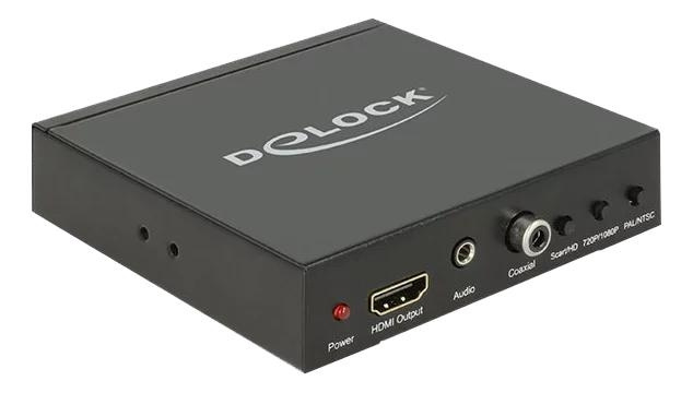 DeLOCK Converter SCART / HDMI to HDMI with Scaler i gruppen Elektronikk / Lyd & Bilde / TV og tilbehør / Tilbehør hos TP E-commerce Nordic AB (C70603)