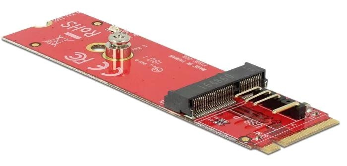 DeLOCK Converter M.2 KeyM male>M.2 Key E slot USB PCIe modules i gruppen Datautstyr / PC-Komponenter / Harddisker / Adaptere og tilbehør hos TP E-commerce Nordic AB (C70613)