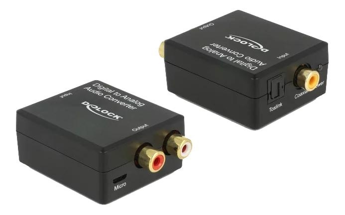 DeLOCK Audio Converter Digital > Analogue HD i gruppen Elektronikk / Lyd & Bilde / TV og tilbehør / Tilbehør hos TP E-commerce Nordic AB (C70614)