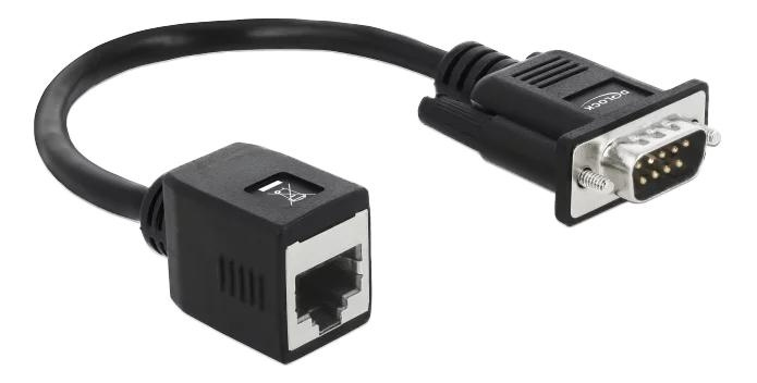 DeLOCK Serial RS-232/422/485 Adapter DB9 male to RJ45 jack i gruppen Datautstyr / Kabler og adaptere / Andre hos TP E-commerce Nordic AB (C70615)