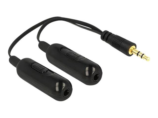 DeLOCK Adapt. Cable audio splitter jack ma 3.5 mm 2xstereo fe 3.5mm i gruppen Elektronikk / Kabler og adaptere / Lyd analog / Adaptere hos TP E-commerce Nordic AB (C70635)