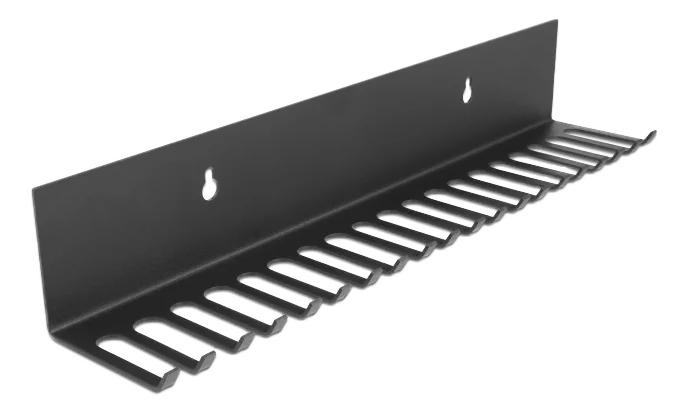 DeLOCK Kabelholder 318 x 65 mm for veggmontering, svart i gruppen Elektronikk / Kabler og adaptere / Kabelhåndtering hos TP E-commerce Nordic AB (C70653)