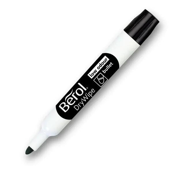 berol Drywipe Whiteboard Marker Bullet Black Tuck i gruppen HJEM, HUS OG HAGE / Kontorsmaterialer / Penner hos TP E-commerce Nordic AB (C70656)