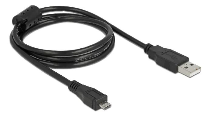 DeLOCK Cable USB2.0 -A male to USB- micro B male 1m i gruppen Datautstyr / Kabler og adaptere / USB / USB-A / Kabler hos TP E-commerce Nordic AB (C70664)