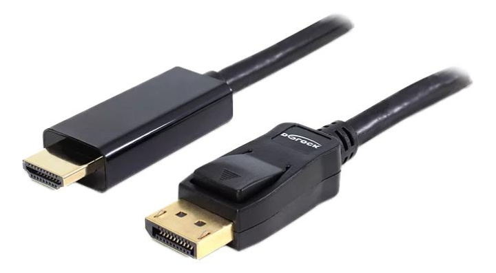 DeLOCK Display Port 1.1 Cable Male to High Speed HDMI-A Male, black i gruppen Datautstyr / Kabler og adaptere / DisplayPort / Kabler hos TP E-commerce Nordic AB (C70667)