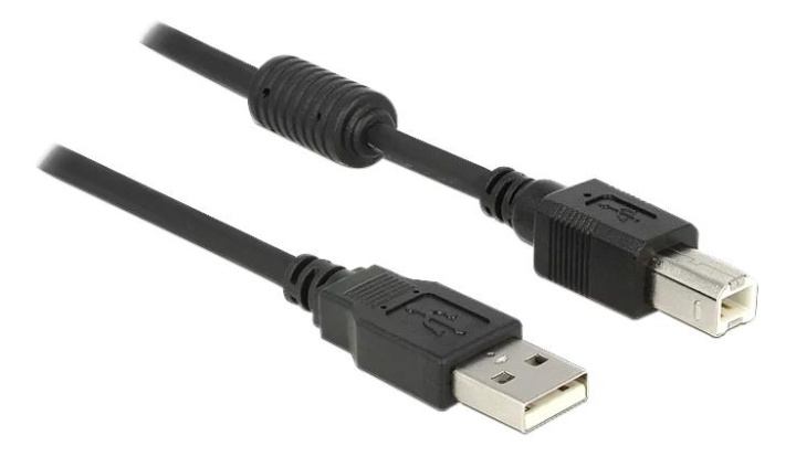 DeLOCK Cable USB 2.0 type A male > USB 2.0 type B male 1 m black i gruppen Datautstyr / Kabler og adaptere / USB / USB-A / Kabler hos TP E-commerce Nordic AB (C70682)