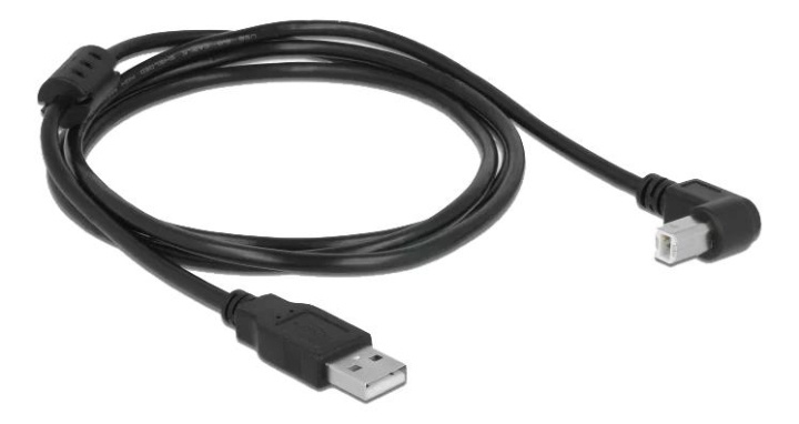 DeLOCK Cable USB 2.0 Type-A male > USB 2.0 Type-B male angled 1.5 m i gruppen Datautstyr / Kabler og adaptere / USB / USB-A / Kabler hos TP E-commerce Nordic AB (C70694)