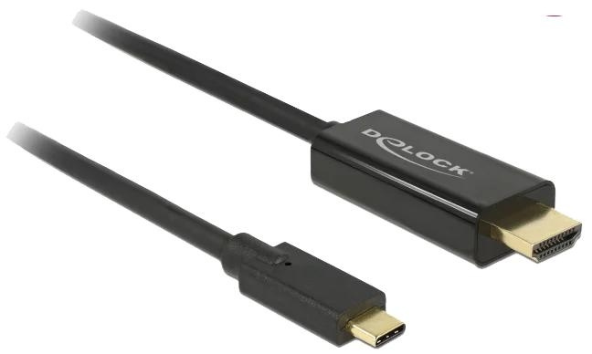 DeLOCK Cable USB Type-C male to HDMI male (DP Alt Mode) 4K 30 Hz 2m i gruppen Elektronikk / Kabler og adaptere / HDMI / Kabler hos TP E-commerce Nordic AB (C70702)