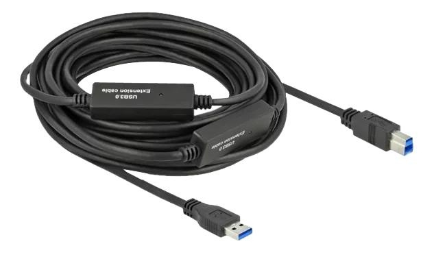 DeLOCK Active USB 3.2 Gen 1 Cable USB Type-A to USB Type-B 10 m i gruppen Datautstyr / Kabler og adaptere / USB / USB-A / Kabler hos TP E-commerce Nordic AB (C70704)