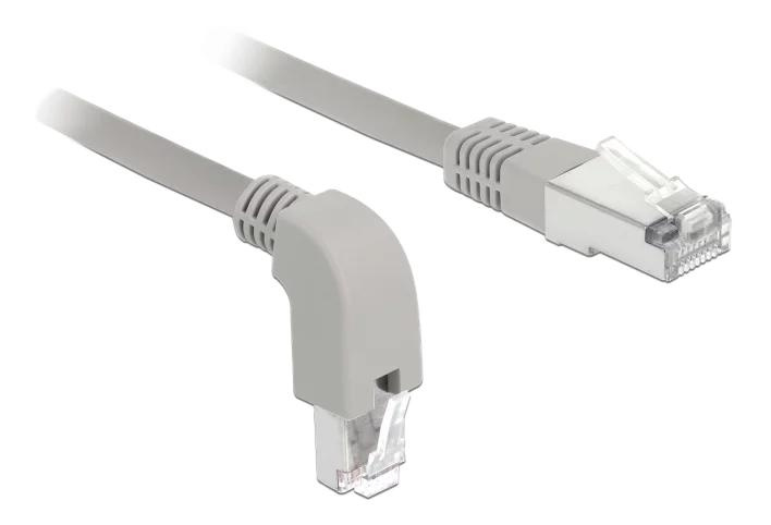 DeLOCK Network cable RJ45 Cat.6 S/FTP downwards angled 0.5m i gruppen Datautstyr / Kabler og adaptere / Nettverk / Cat6 hos TP E-commerce Nordic AB (C70719)