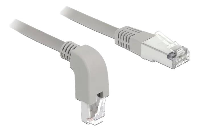 DeLOCK Network cable RJ45 Cat.6A S/FTP downwards angled 0.5m i gruppen Datautstyr / Kabler og adaptere / Nettverk / Cat6 hos TP E-commerce Nordic AB (C70724)