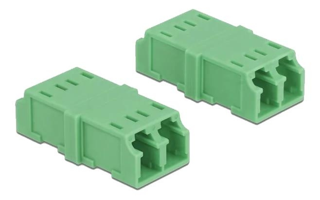 DeLOCK Optical Fiber Coupler LC Duplex female to LC Duplex female i gruppen Datautstyr / Nettverk / Mediakonvertere hos TP E-commerce Nordic AB (C70729)