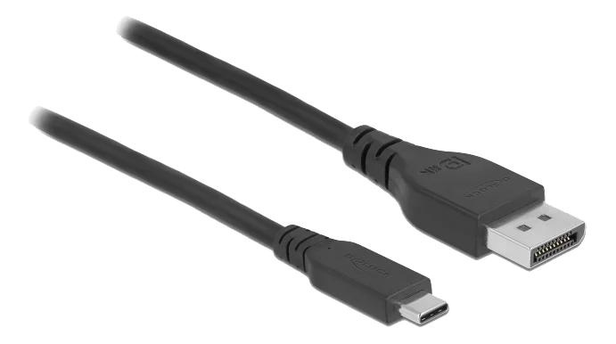 DeLOCK Bidirectional USB Type-C™ to DisplayPort Cable 8K 60 Hz 0.5m i gruppen Datautstyr / Kabler og adaptere / DisplayPort / Adaptere hos TP E-commerce Nordic AB (C70733)