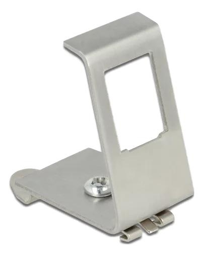 DeLOCK Keystone Metal Mounting 1 Port for DIN rail i gruppen Datautstyr / Kabler og adaptere / Nettverk / Adaptere og koblinger hos TP E-commerce Nordic AB (C70740)